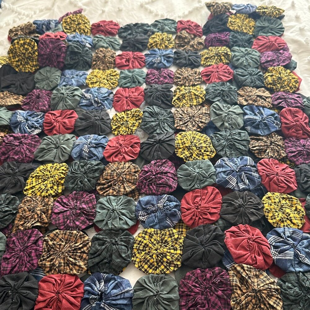 Notations Patchwork Yo-Yo Vest Multicolor Boho Fe… - image 6